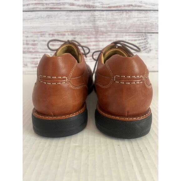 Johnston & Murphy Shuler Bicycle Toe Nebs Dress Shoe Chestnut Brown Size 11 - Picture 3 of 13